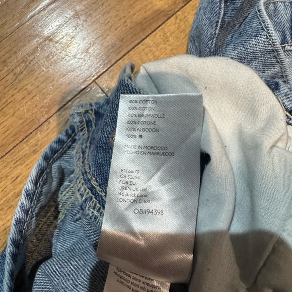 We the Free 100% cotton denim overalls - Picture 4 of 5